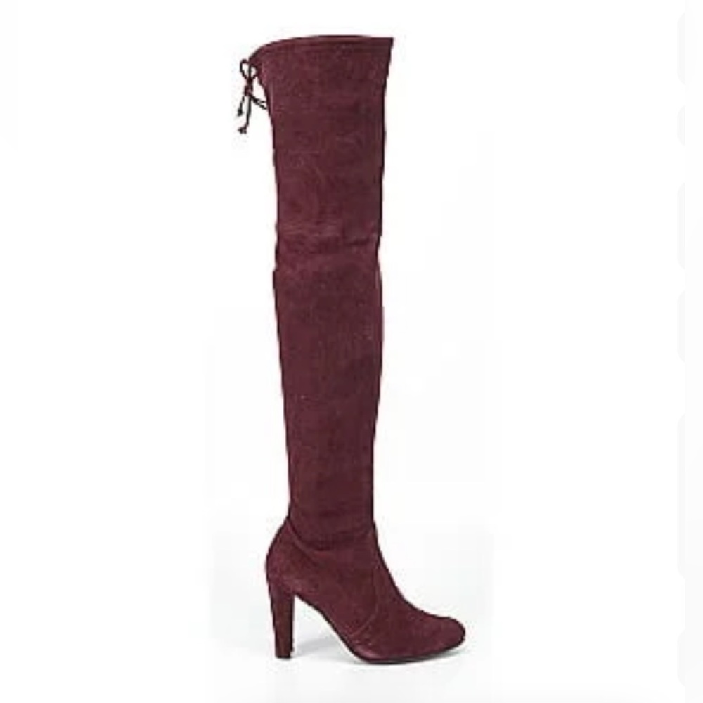 Stuart Weitzman Thigh High Block Heeled Boots